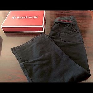 NEW American girl black sweatpants with pockets